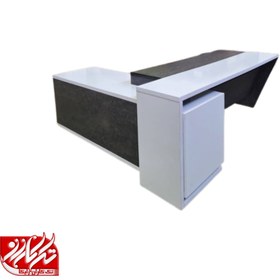 تصویر میز مدیریت آراد مدل ال دار کد 189 