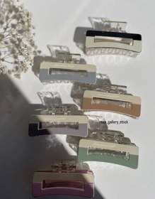 تصویر کلیپس موی مدل لونا فریم - کرم 