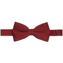 تصویر پاپیون مردانه کراوات کمان بورگوندی اورجینال Network 