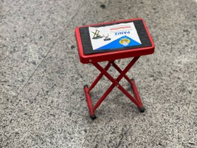 تصویر چهارپایه فلزی تاشو همه کاره 35 سانتی 