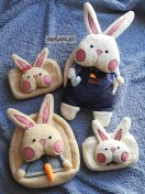 تصویر خرگوش پادار شلوار لی 