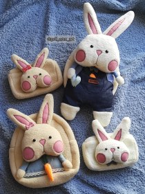 تصویر خرگوش پادار شلوار لی 