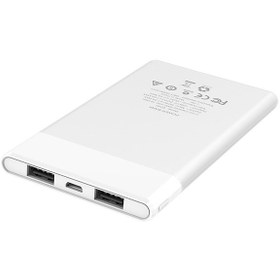 تصویر پاور بانک هوکو HOCO B35D ENTOURAGE MOBILE POWER BANK(5000mAh)-white 