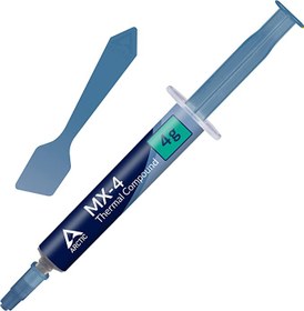 تصویر خمیر سیلیکون 4 گرمی Arctic MX4 آبی (100% اورجینال) THERMAL COMPOUND 4 grams Arctic MX4 blu (100% original)