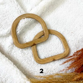 تصویر دسته کیف طرح چوب - 5 