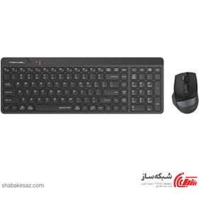 تصویر ست کیبورد و ماوس بی سیم ای فورتک مدل FG2400 A4TECH FG2400 Wireless Keyboard & Mouse