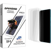تصویر محافظ صفحه نمایش شیشه ای جی اف مدل Diamond Glass MIX مناسب برای گوشی موبایل ال جی K61 بسته سه عددی 