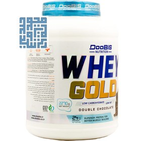 تصویر پودر پروتئین وی ۱۰۰ درصد گلد دوبیس |۲۲۷۰ گرم |افزایش حجم عضلات ا Doobis Whey Gold Protein 100- 2270 g Doobis Whey Gold Protein 100- 2270 g