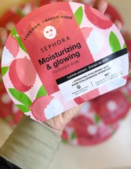 تصویر ماسک‌اب رسان و درخشان کننده ی و تقویت کننده ی لیچی سفورا ،وگان Litchi moisturizer face mask Sephora