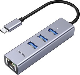 تصویر هاب 4 پورت USB C برند لنشن Lention مدل C23s 