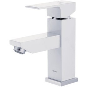 تصویر کلار شیر روشویی نیو فلت سفید 