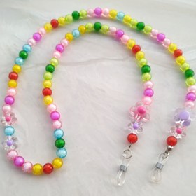 تصویر بند عینک فانتزی دخترانه - کریستالی مرواریدی 