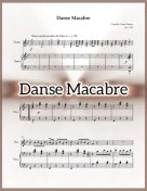 تصویر نت ویولن پیانو رقص مردگان از سن سانس به همراه اجرای نت و بکینگ ترک پیانو 