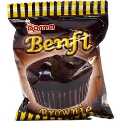 تصویر کیک بنفی براونی درنا بسته ۳ عددی وزن ۹۰ گرم 