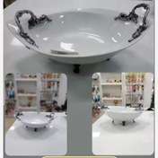 تصویر کشکول چینی تقدیس دسته پیوتر 