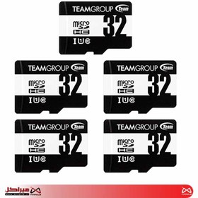 تصویر کارت حافظه تیم گروپ microSDHC با ظرفیت 32 گیگابایت کلاس 10 TEAMGROUP microSDHC Class 10 UHS-I U1 32GB