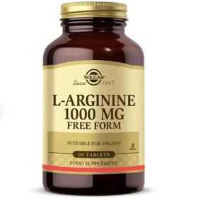 تصویر l-arginine solgar ال آرژنین 1000 آمریکایی اصلی 