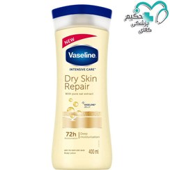 تصویر لوسیون بدن حاوی عصاره جو دوسر Vaseline مدل Dry Skine Repair 