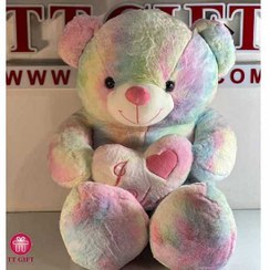 تصویر عروسک خرسی سایز بزرگ آبرنگی 