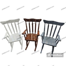 تصویر صندلی راک کودک سفید 