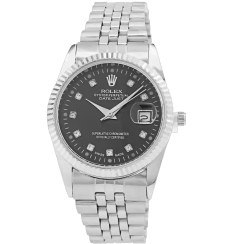 تصویر ساعت مچی مردانه رولکس ROLEX مدل دیت جاست کد 1047 ا Rolex DATEJUST men's wristwatch model - 1047 Rolex DATEJUST men's wristwatch model - 1047