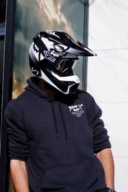 تصویر کلاه کراسی فاکس V1 مدل نیترو - XL 