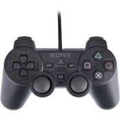 تصویر دسته بازی سونی پلی استیشن 2 مدل دوال شاک Sony PlayStation 2 DualSHock Game wired Joystick