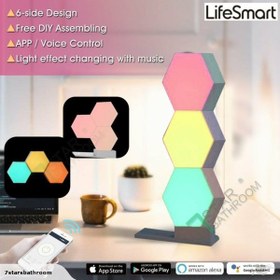 تصویر کیت هوشمند روشنایی 3 تکه نانولیف Cololight Pro ا LifeSmart Cololight Pro LS166A3 3 Pack Smart LED LifeSmart Cololight Pro LS166A3 3 Pack Smart LED