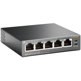 تصویر سوییچ 5 پورت مگابیت و دسکتاپ تی پی لینک TP-LINK TL-SF1005P 5-Port 10/100Mbps Desktop Switch 