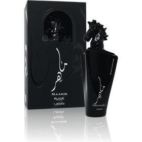 تصویر عطر ادکلن ماهر مشکی مردانه عربی لطافه 