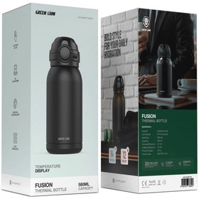 تصویر فلاسک گرین لاین مدل فیوژن Green Lion Fusion Thermal Bottle Green Lion Fusion Thermal Bottle