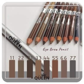 تصویر مداد ابرو پودری کویین ضداب Queen - 44 water proop and anti loss brow