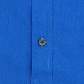 تصویر پیراهن آستین کوتاه مردانه کلاسیک ساده آبی مدل S311 