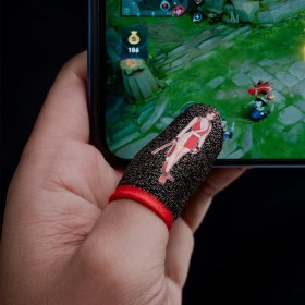 تصویر آستین کنترل کننده انگشت گیمسیر مدل SNK King of Fighters SNK King of Fighters GameSir finger controller sleeve