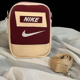تصویر کیف دوشی مدل نایکی - کرم 