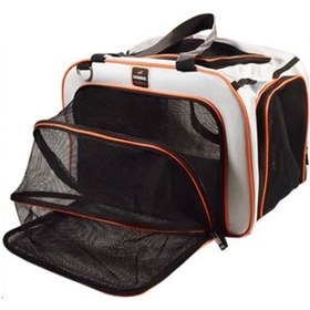 تصویر کیف حمل سگ و گربه یک طرف بازشو دنیل LD7 one side expandable pet carrier