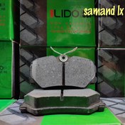 تصویر لنت ترمز جلو سمند LX معمولی پژو 405 پژو پارس کربن سرامیک برند لیدو 