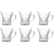 تصویر سرویس چای خوری آدریا گلس مدل S4204 بسته ۶ عددی 