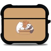 تصویر پاپ سوکت آکام مدل AAPC-BARE BEAR16 مناسب برای ایرپادهای برند اپل ( Apple AirPods ) 