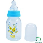 تصویر شیشه شیر دهانه استاندارد ۱۲۰ میلی لیتر 0-6 ماه آبی وی کر 
