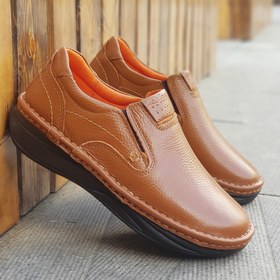 تصویر کفش طبی مردانه چرم طبیعی کد 0011t.k رنگ mans leather shoes code 0011t.k