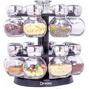 تصویر جا ادویه چرخشی ۱۶ تایی دسینی 