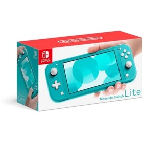 تصویر کنسول بازی Nintendo switch light - فیروزه ای 