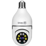 تصویر دوربین مداربسته بی‌سیم لامپی اسفیورد Package of 2 wireless CCTV cameras Sfiord Z338 bulb 