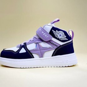 تصویر نيم ساق برند Yeliرنگ سفید بنفش 