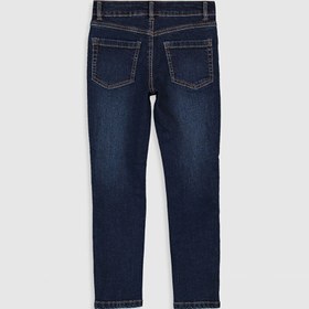 تصویر خرید اینترنتی شلوار جین بچه گانه دخترانه آبی السی وایکیکی 0S0716Z4 Skinny Fit Kız Çocuk Jean Pantolon