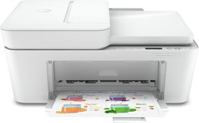 تصویر Hp Deskjet Plus 4120 All-In-One Printer, Wireless, Print, Copy, Scan & Send Mobile Fax - White 