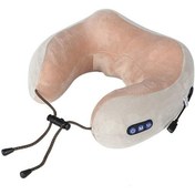 تصویر ماساژور گردن U-shaped ا massage pillow بنفش massage pillow بنفش
