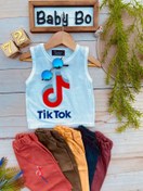 تصویر رکابی شلوارک تیک تاک کودکانه 