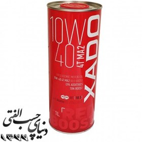 تصویر روغن موتور سیکلت زادو XADO 10W40 4T MA2 Motor Oil 